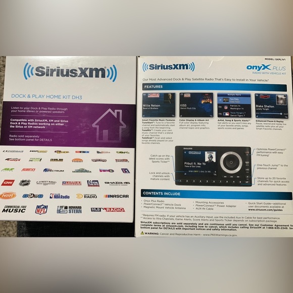siriusXM Car Audio, Video & GPS Siriusxm Dock Play Home Kit And
